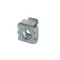 MOUNTING 3/8" CAGE NUTS  (#12-24 THREAD), SILVER, 50 PK