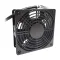 4" SQUARE FAN, 80 CFM, 110VAC, BLACK