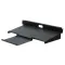 19" KEYBOARD SHELF W/ REVERSIBLE TRAY, 1U, 8" DEPTH