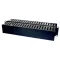HORIZONTAL, DUAL-SIDED, FINGER-DUCT 19" CABLE MANAGER W/ REMOVABLE COVER, 200 CABLES, 2U